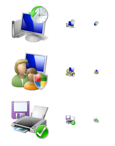 Mistakes in Windows Vista icons